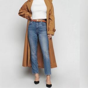 Reformation Liza Ultra high rise straight jeans